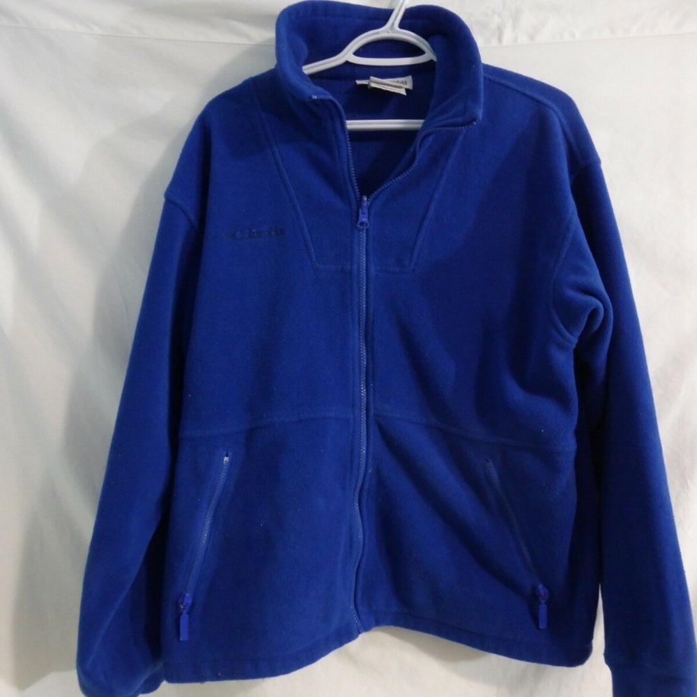 Columbia zip up fleece jacket, blue, size 18/20 - Picture 5 of 5